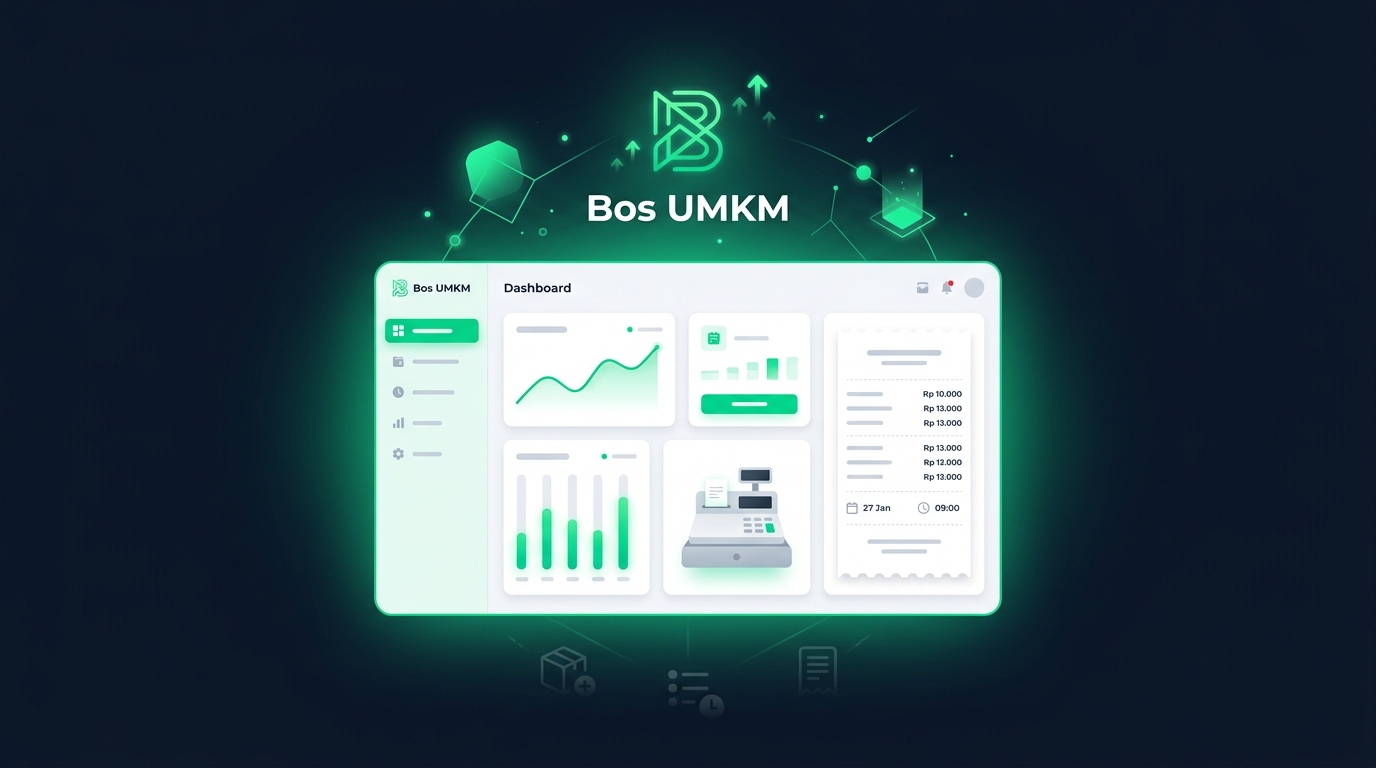 Preview Bos UMKM — aplikasi kasir dan stok untuk UMKM